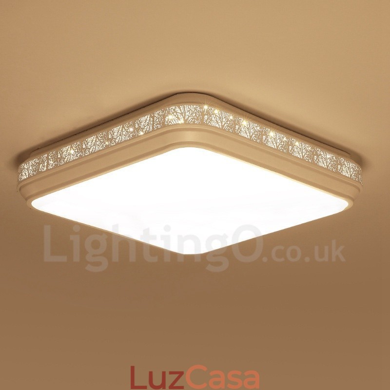 Luminária embutida de metal integrada contemporânea moderna