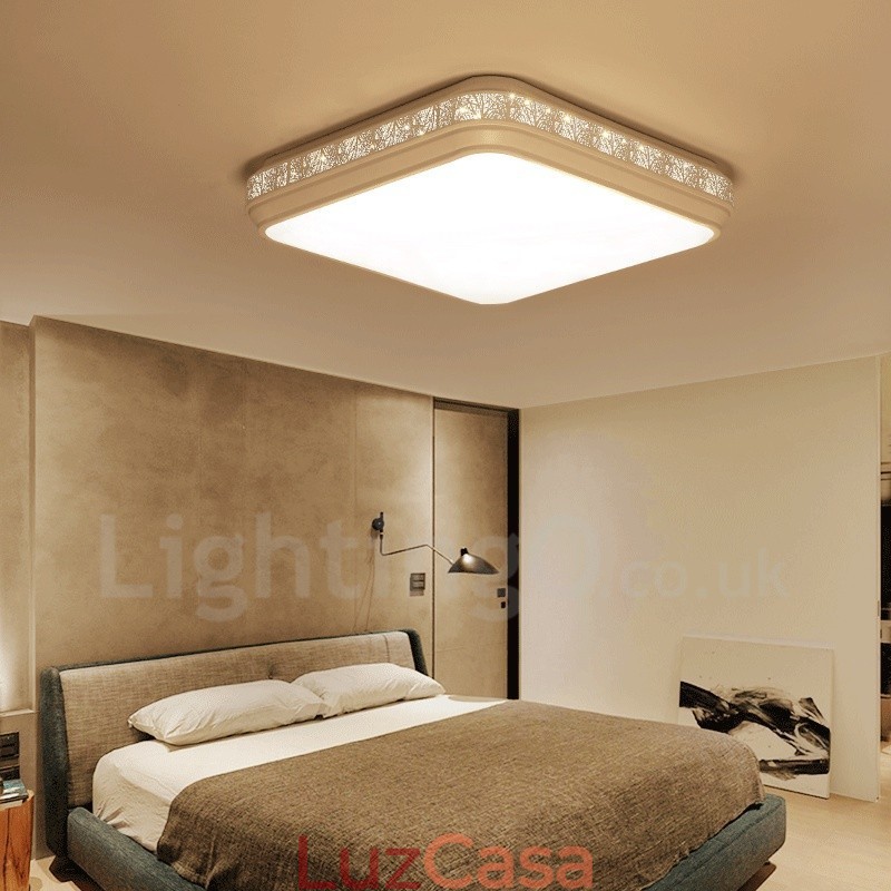 Luminária embutida de metal integrada contemporânea moderna