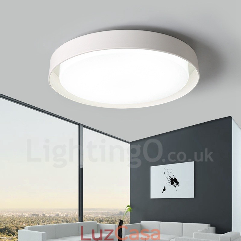 Luminária embutida de metal integrada contemporânea moderna