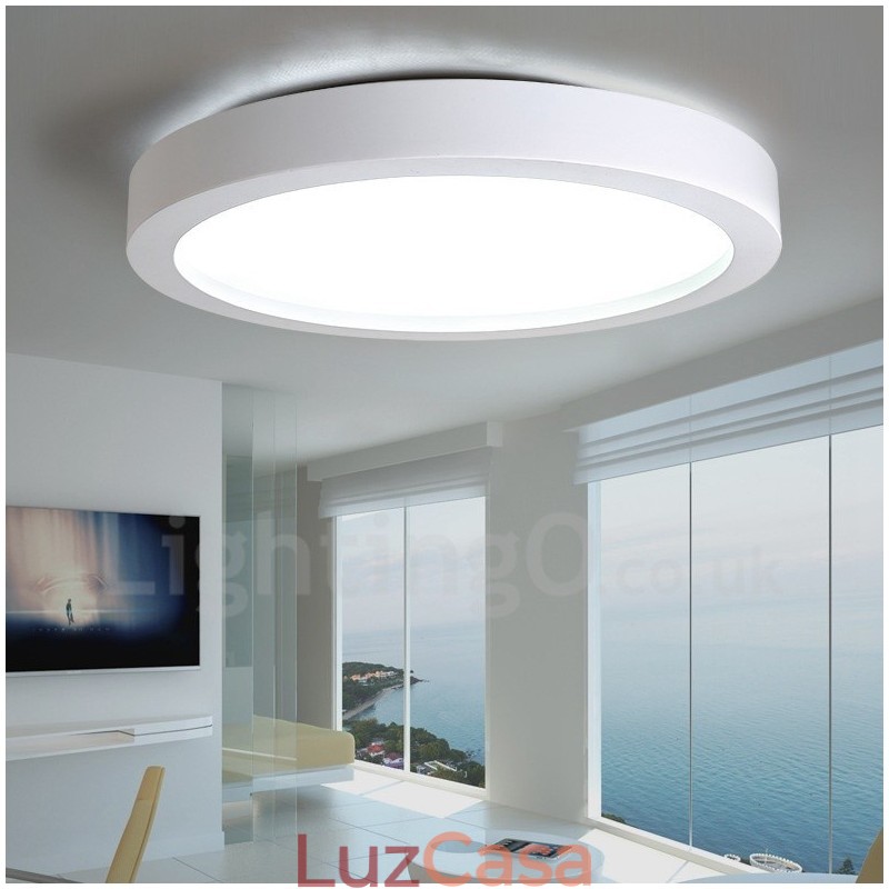 Luminária embutida de metal integrada contemporânea moderna