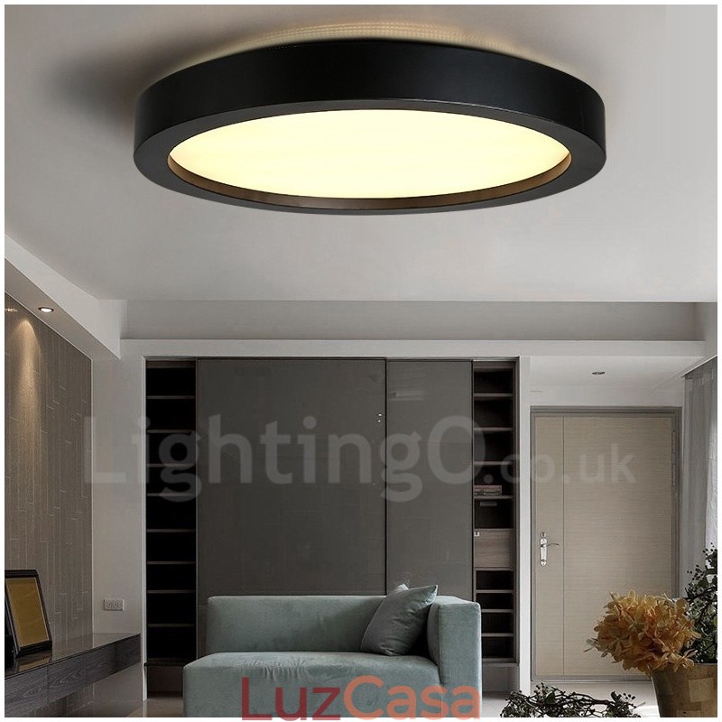 Luminária embutida de metal integrada contemporânea moderna