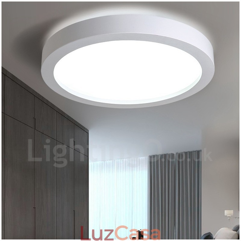 Luminária embutida de metal integrada contemporânea moderna