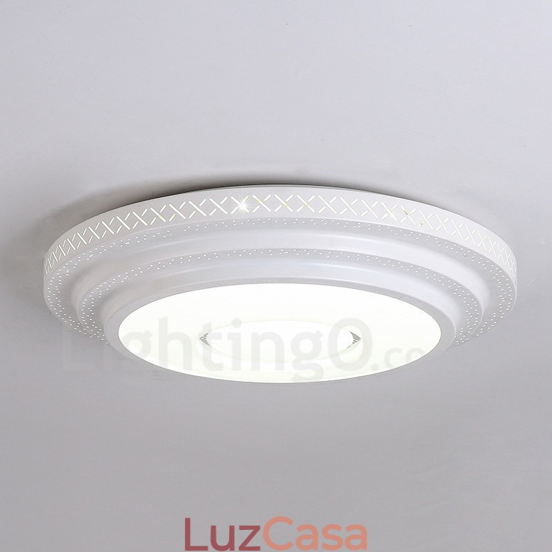Luminária embutida de metal integrada contemporânea moderna