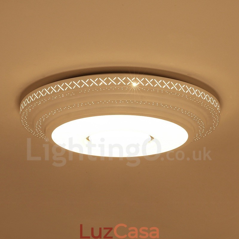 Luminária embutida de metal integrada contemporânea moderna