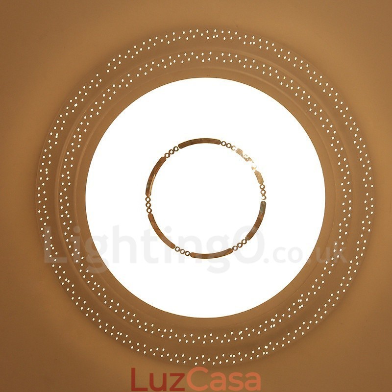 Luminária embutida de metal integrada contemporânea moderna