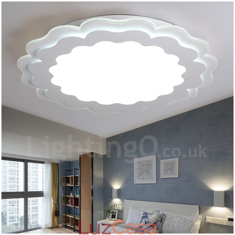 Luminária embutida de metal integrada contemporânea moderna