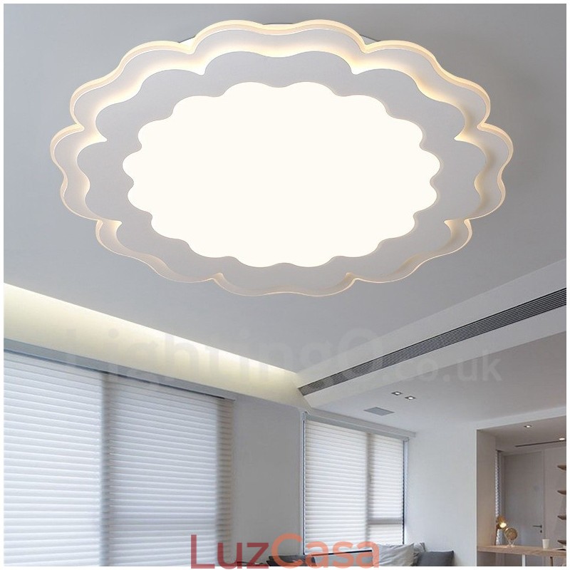 Luminária embutida de metal integrada contemporânea moderna
