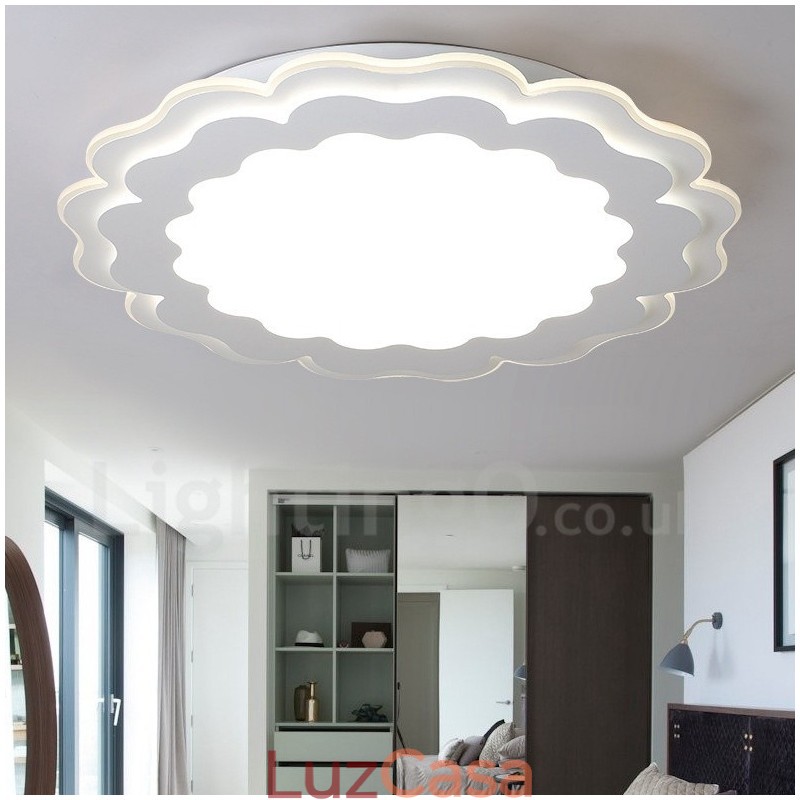 Luminária embutida de metal integrada contemporânea moderna