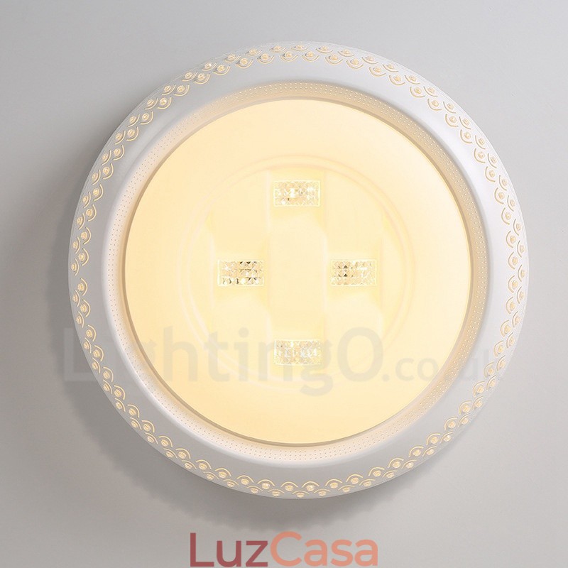 Luminária embutida integrada moderna e contemporânea
