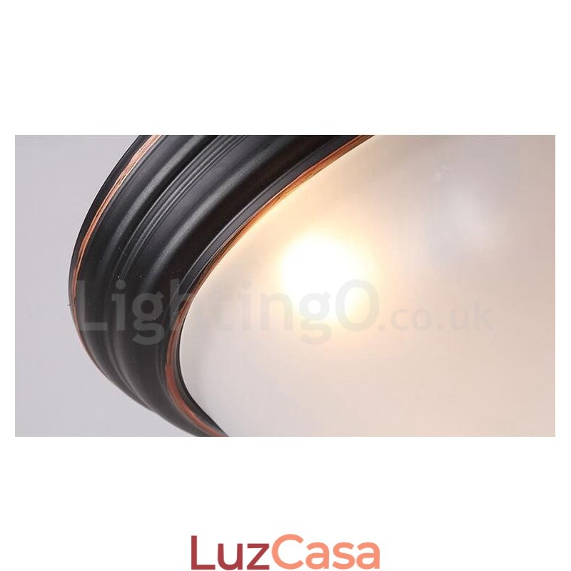 Luz embutida integrada Rustic Lodge