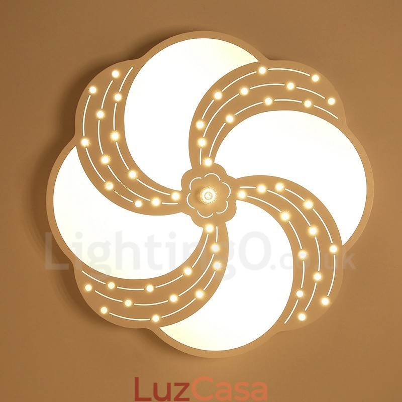 Luminária embutida de metal integrada contemporânea moderna