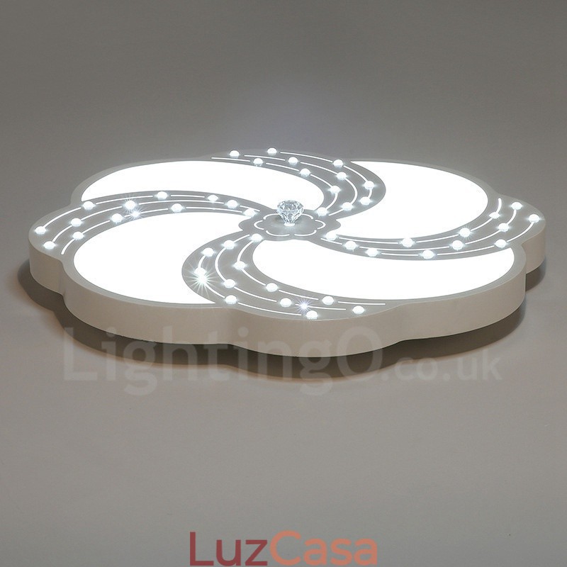 Luminária embutida de metal integrada contemporânea moderna