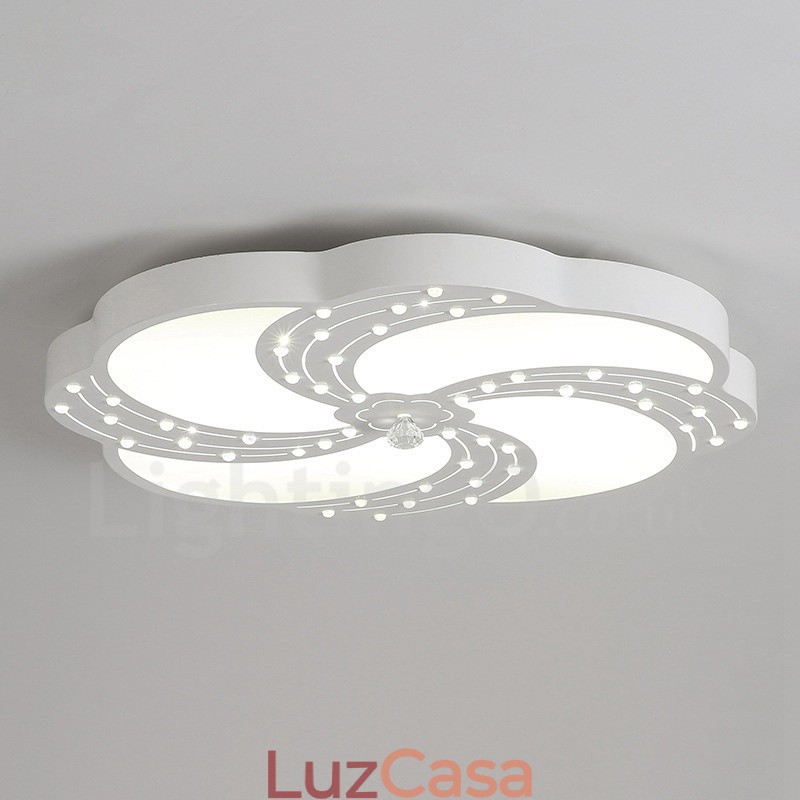 Luminária embutida de metal integrada contemporânea moderna