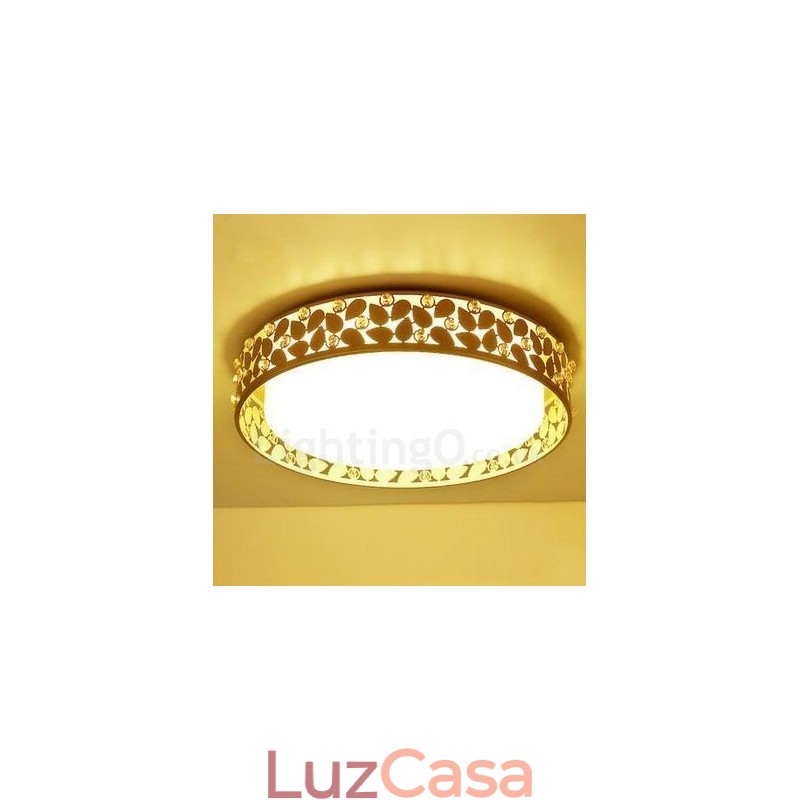 Luminária embutida de metal integrada contemporânea moderna