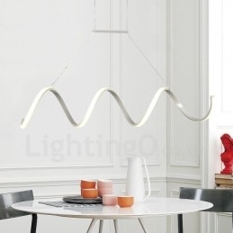 Luminária pendente integrada contemporânea moderna