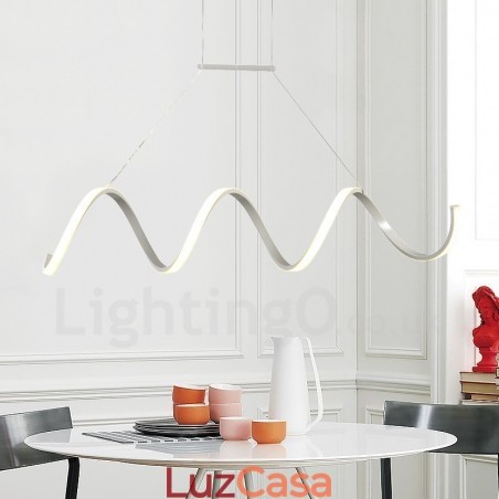 Luminária pendente integrada contemporânea moderna Luminária pendente integrada contemporânea moderna