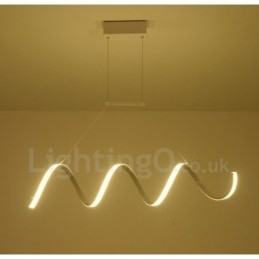 Luminária pendente integrada contemporânea moderna