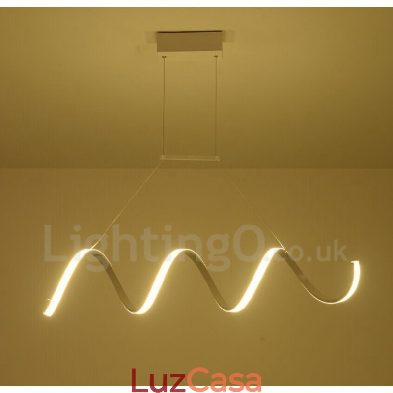 Luminária pendente integrada contemporânea moderna