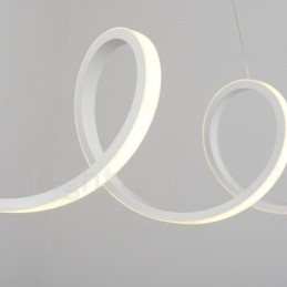 Luminária pendente integrada contemporânea moderna