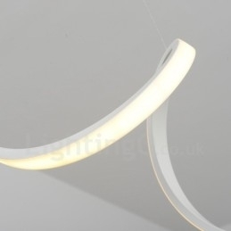 Luminária pendente integrada contemporânea moderna