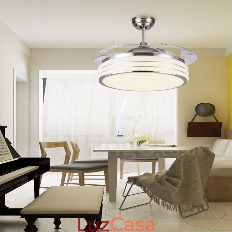 Ventilador de teto invisível moderno e contemporâneo Ventiladores de teto