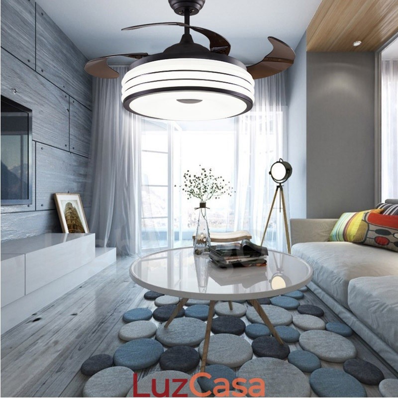 Ventilador de teto invisível moderno e contemporâneo Ventiladores de teto