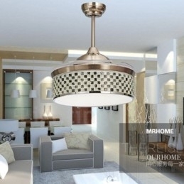 Ventilador de teto invisível moderno e contemporâneo Ventiladores de teto