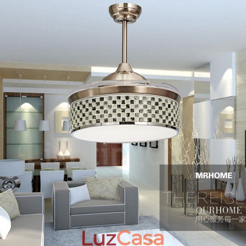 Ventilador de teto invisível moderno e contemporâneo Ventiladores de teto