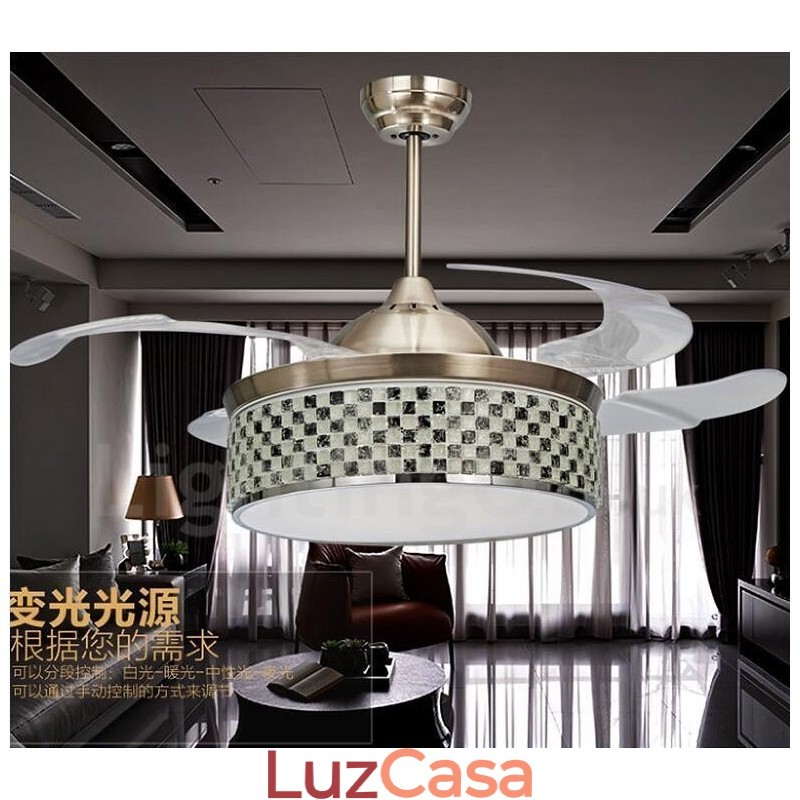 Ventilador de teto invisível moderno e contemporâneo Ventiladores de teto