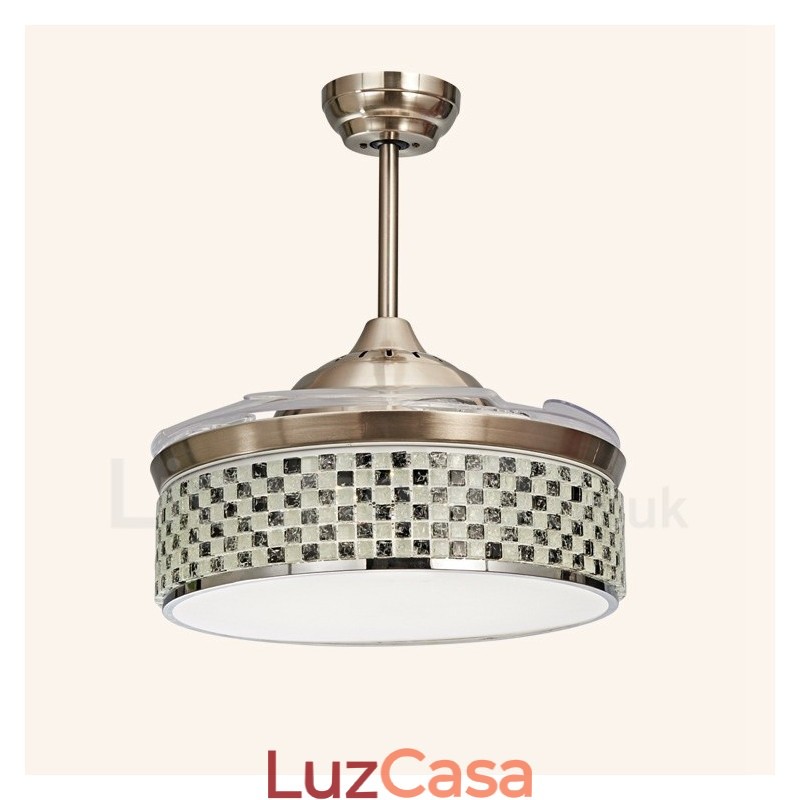 Ventilador de teto invisível moderno e contemporâneo Ventiladores de teto