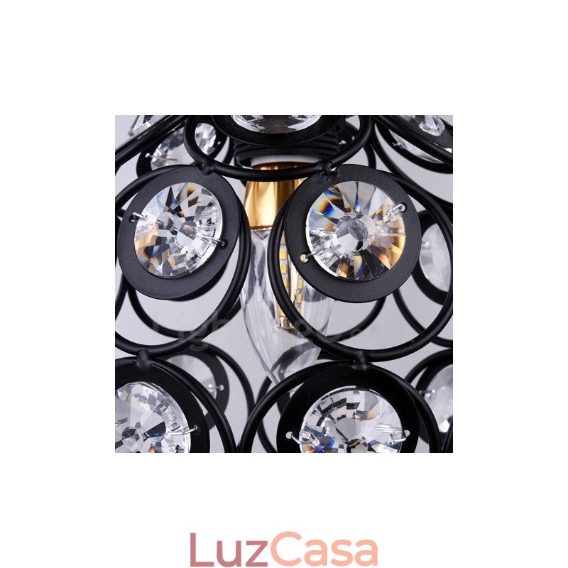 1 Luz Rustic Lodge Luminária Pendente Integrada