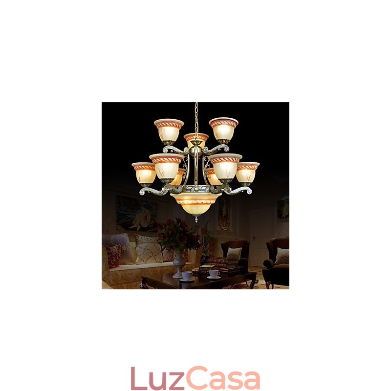 Lustre Tradicional Clássico Vintage Retro Metal