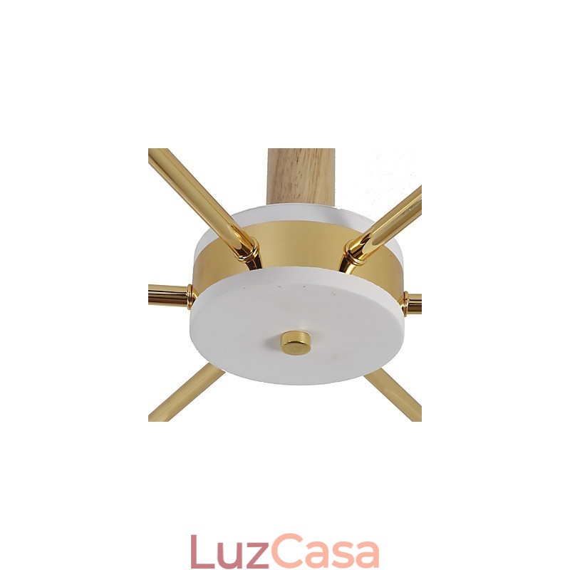 Lustre Mini Estilo Tradicional Clássico Moderno Contemporâneo de 4 Luzes
