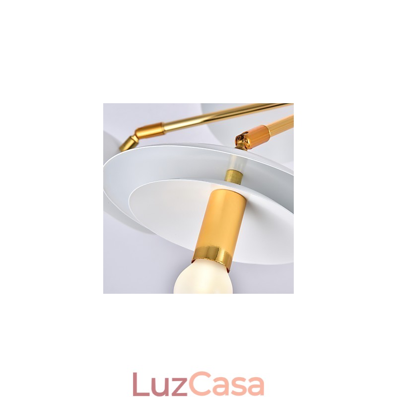 Lustre Mini Estilo Tradicional Clássico Moderno Contemporâneo de 4 Luzes