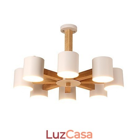 8 Luzes Lustre Moderno Contemporâneo Tradicional Clássico Vintage Country Madeira Característica para Madeira 8 Luzes Lustre Moderno Contemporâneo Tradicional Clássico Vintage Country Madeira Característica para Madeira
