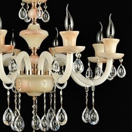 Moderno Contemporâneo Tradicional Clássico Galvanizado Característica para Cristal Mini Estilo Lustre de Metal