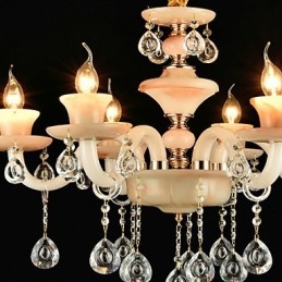 Moderno Contemporâneo Tradicional Clássico Galvanizado Característica para Cristal Mini Estilo Lustre de Metal