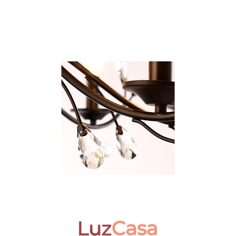 Lustre de cristal de 9 luzes moderno contemporâneo tradicional clássico vintage retrô country pintura característica