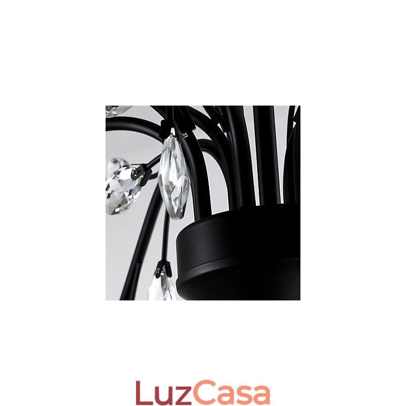 Lustre de cristal de 9 luzes moderno contemporâneo tradicional clássico vintage retrô country pintura característica