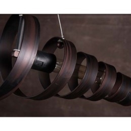 Lâmpada de ferro retrô Lustre moderno minimalista estilo industrial