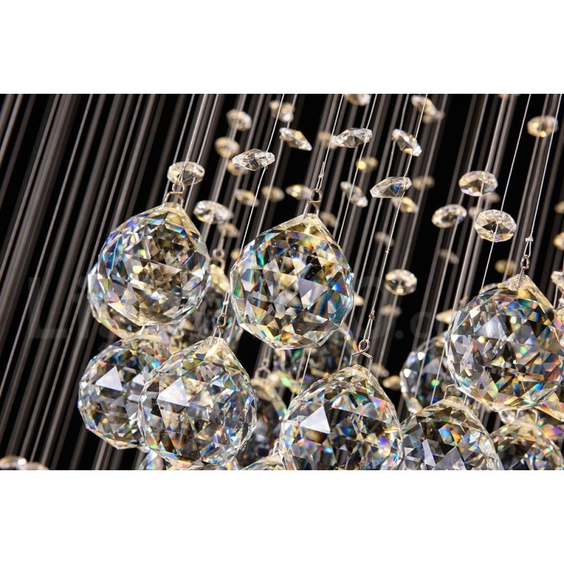 Comprimento extra 5 metros cristal longo gota teto pingente luz lustre moderno casa pendurado iluminação lustre lâmpadas luminárias