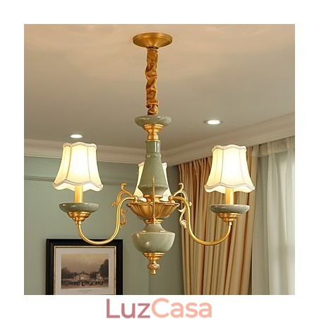 Lustre todo em cobre Lustre decorativo jade OP0 Lustre todo em cobre Lustre decorativo jade OP0