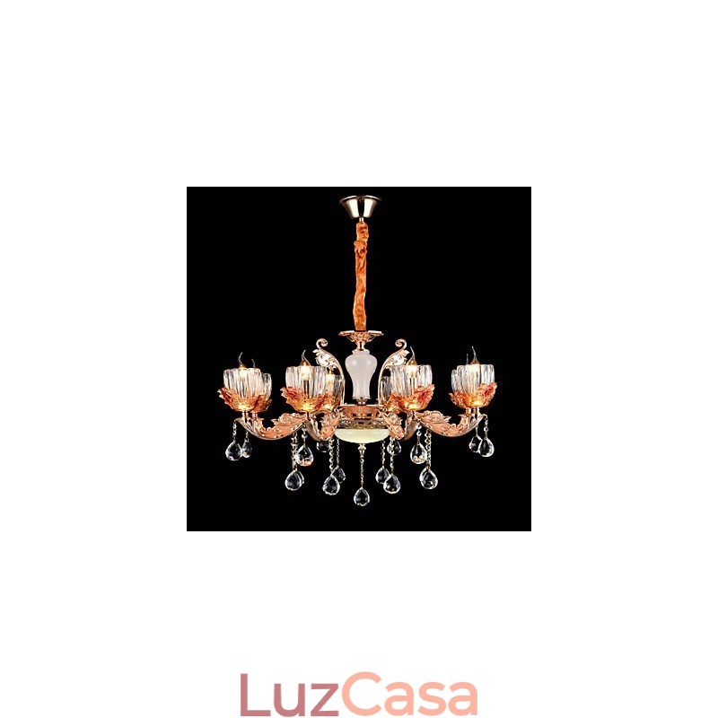 Moderno Contemporâneo Tradicional Clássico Liga de Zinco Recurso para Cristal Mini Estilo Metal Pendente Luz