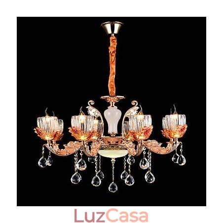 Moderno Contemporâneo Tradicional Clássico Liga de Zinco Recurso para Cristal Mini Estilo Metal Pendente Luz Moderno Contemporâneo Tradicional Clássico Liga de Zinco Recurso para Cristal Mini Estilo Metal Pendente Luz