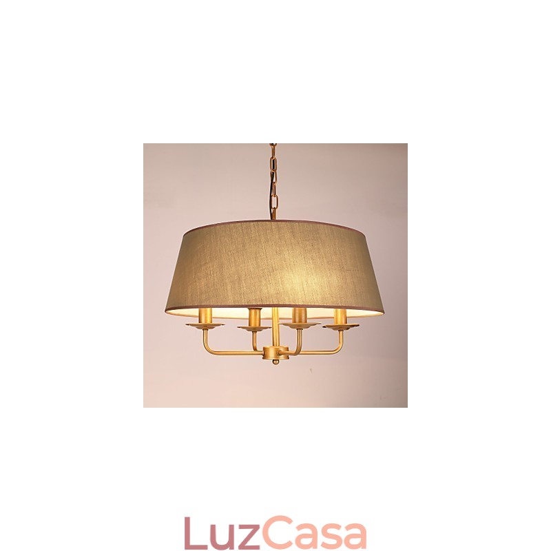Pintura rústica de chalé para designers, lustre de 2 lâmpadas em metal para lojas internas