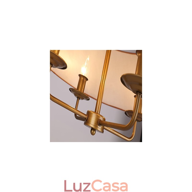 Pintura rústica de chalé para designers, lustre de 2 lâmpadas em metal para lojas internas