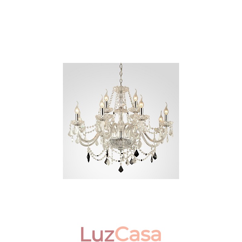 Moderno Contemporâneo Outros Destaque para Lustre de Cristal