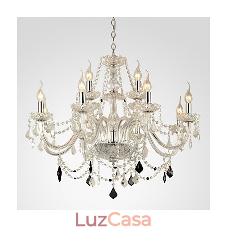 Moderno Contemporâneo Outros Destaque para Lustre de Cristal