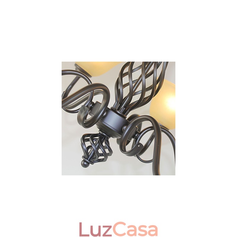 Tradicional Clássico Rústico Lodge Vintage Retro Country Outros Recurso para Mini Estilo Designers Lustre de Metal