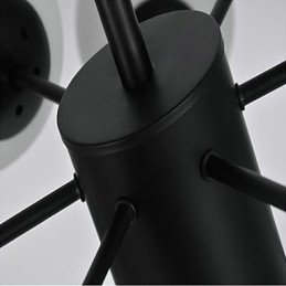 Pintura clássica tradicional contemporânea moderna para lustre de metal estilo mini